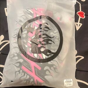 Gray, Pink and Black HELLSTAR Hoodie